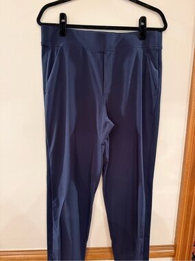 Athleta Dark Navy High-Waist Pants